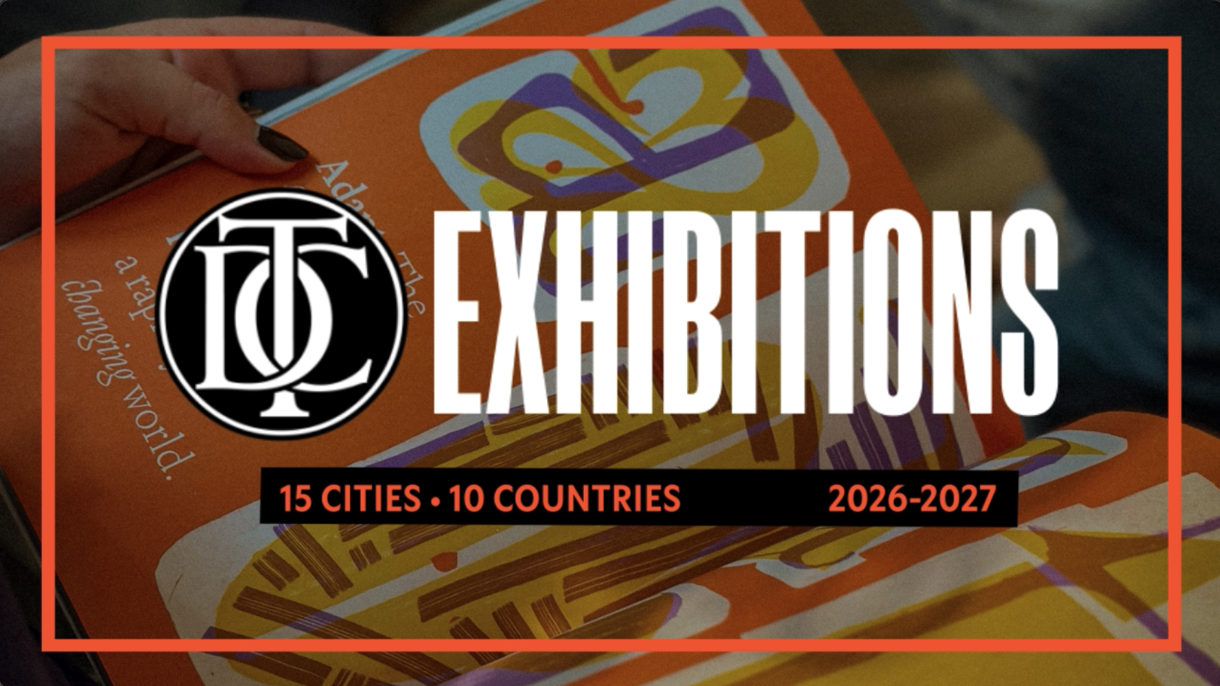 Video showing a montage of images from TDC exhibitions around the world